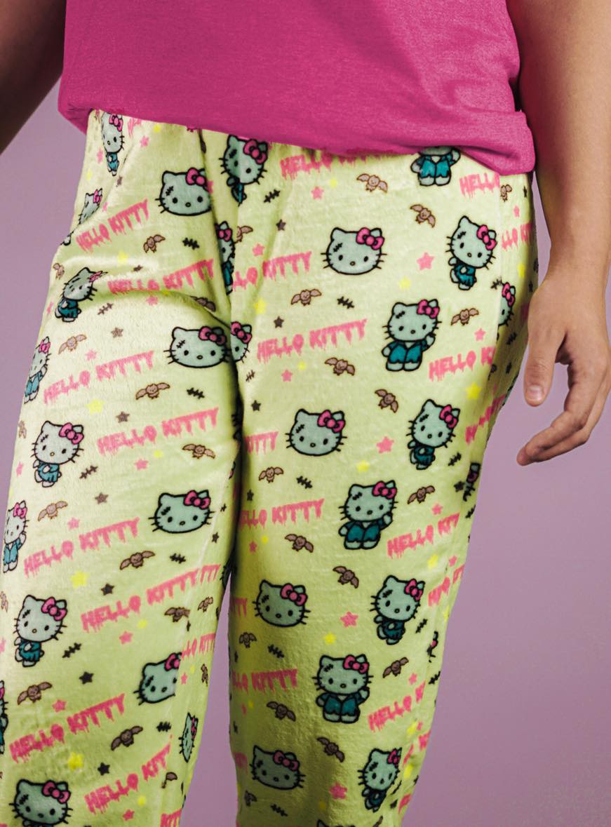 Hello Kitty Frankenstein Full Pajama Set