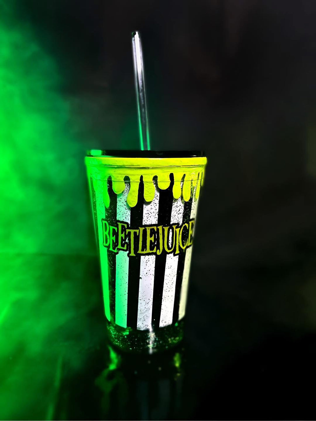 Beetlejuice tumbler
