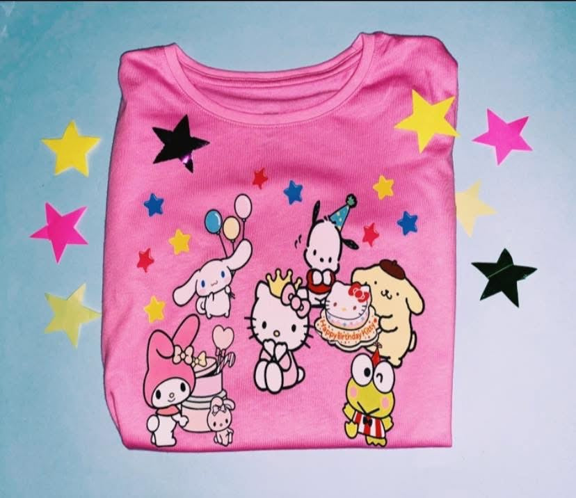Kitty birthday tee