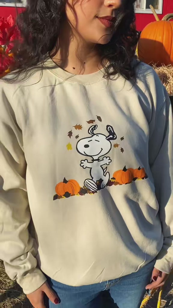 Snoopy fall sweatshirt