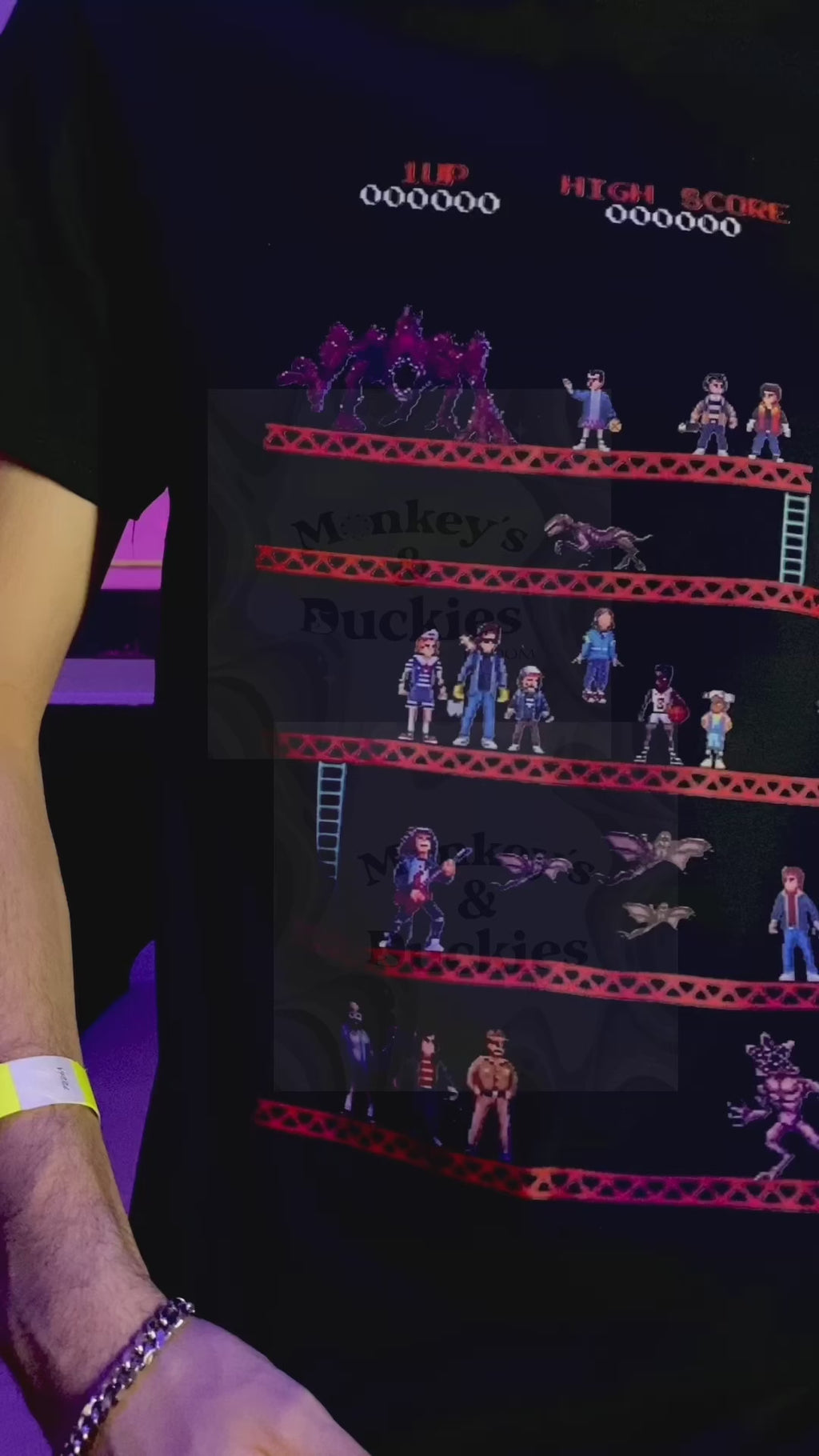 Mind flayer arcade tee